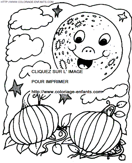 Halloween Pumpkins coloring