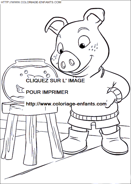 Piggly Wiggly coloring - Piggly Wiggly coloring pages to color - Piggly