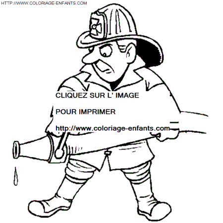 Firemen coloring