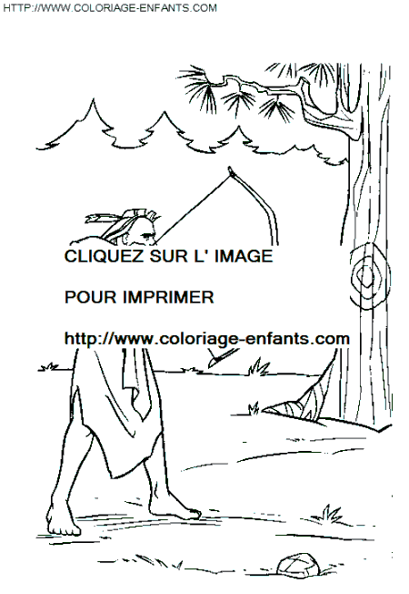 kocoum coloring page ideas pocahontas