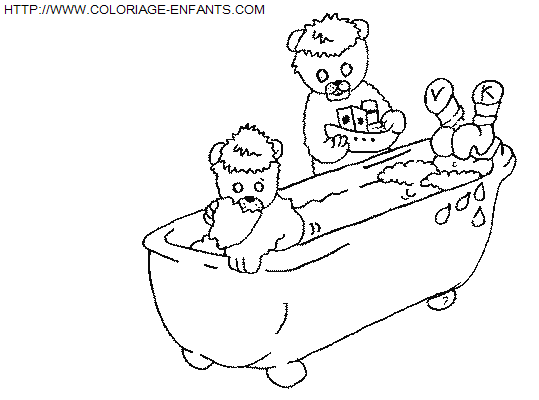 Bath coloring