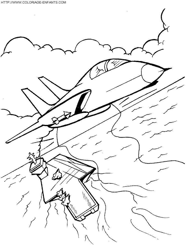 Airplane coloring