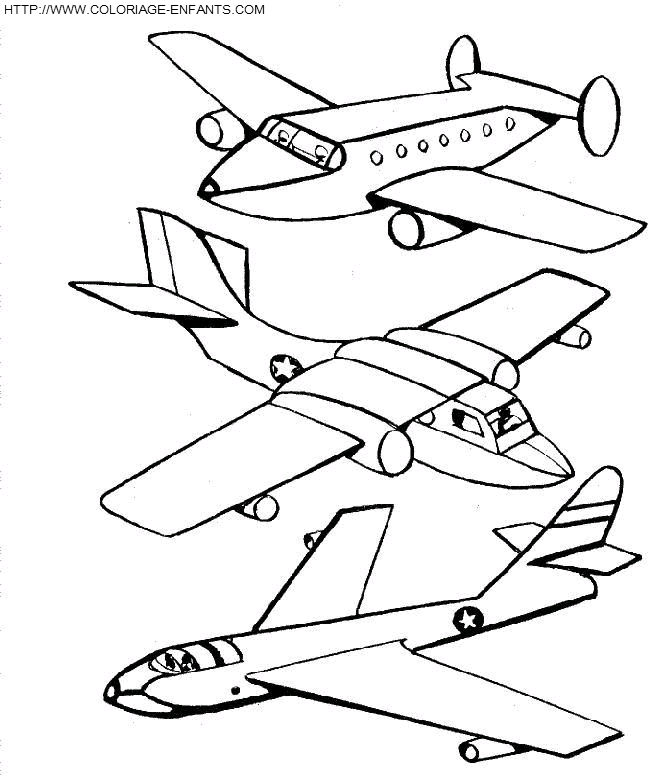 Airplane coloring