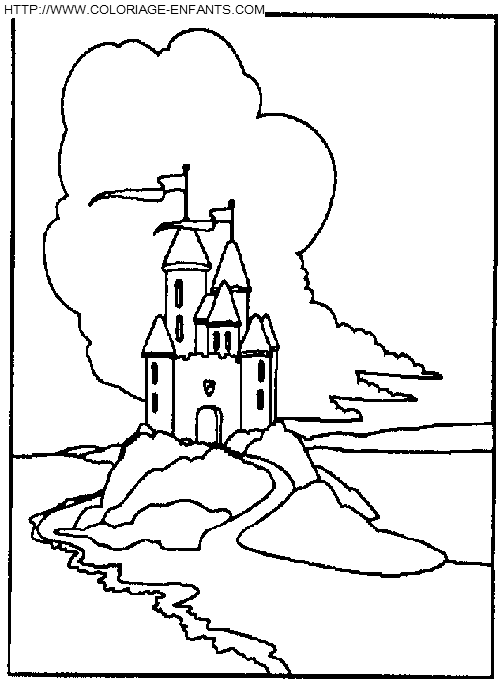 Castle coloring