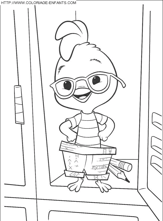 Chicken Little coloring