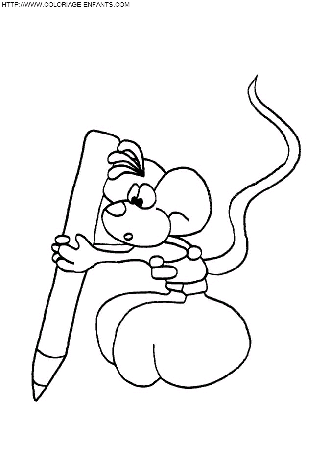 Diddl The Mouse coloring