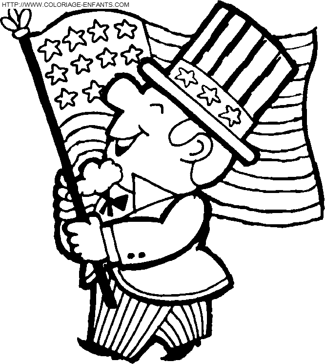 United States coloring