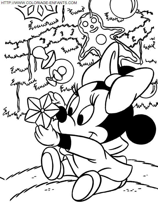 Christmas Walt Disney coloring