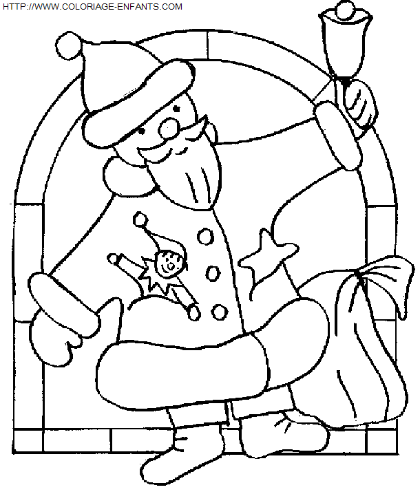 Christmas Santa Claus coloring