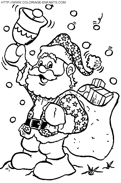 Christmas Santa Claus Presents coloring