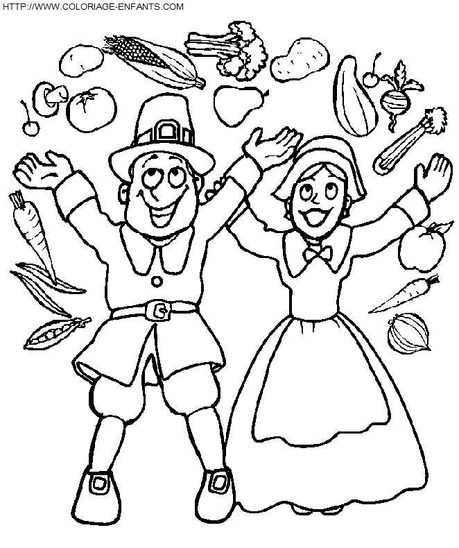 Thanksgiving coloring