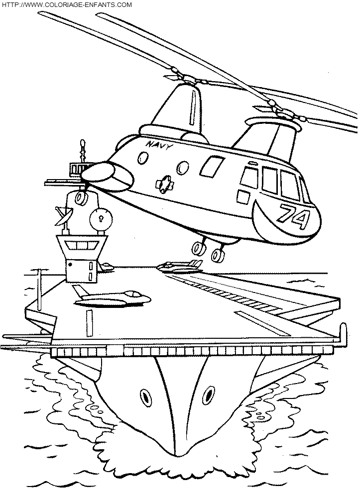 Helicopter coloring