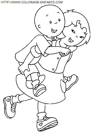Caillou coloring