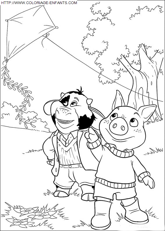 Piggly Wiggly coloring