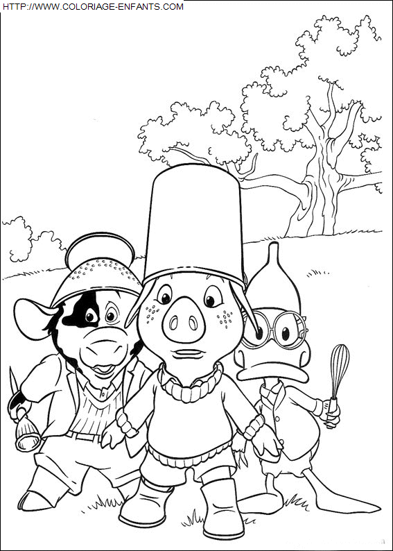 Piggly Wiggly coloring