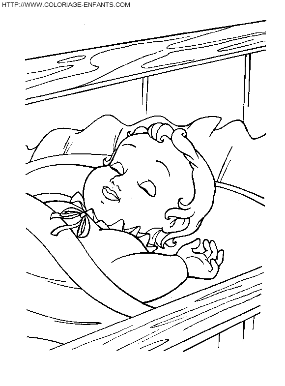 Sleeping Beauty coloring