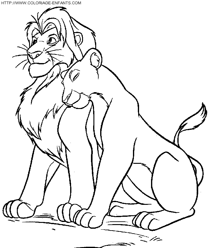 Lion King coloring