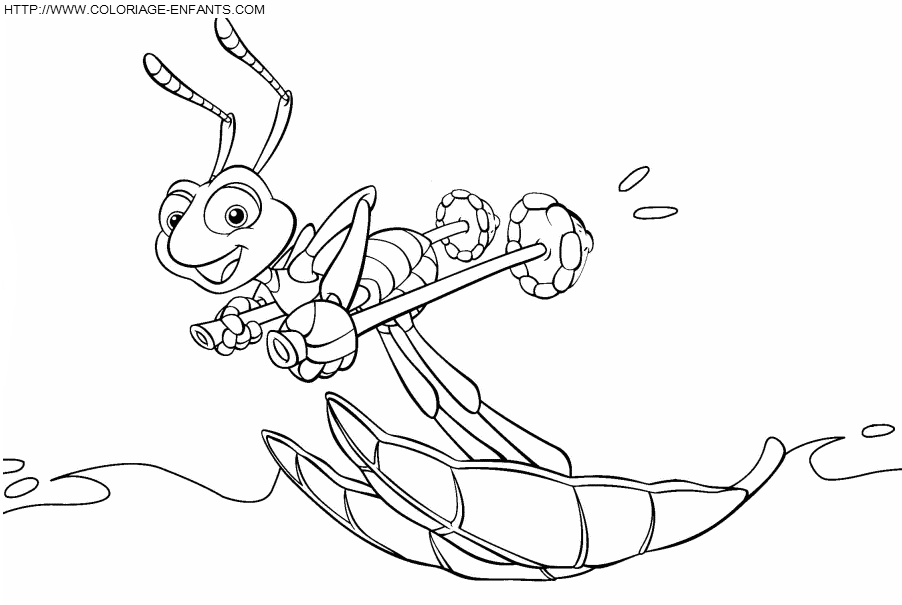 A Bugs Life coloring