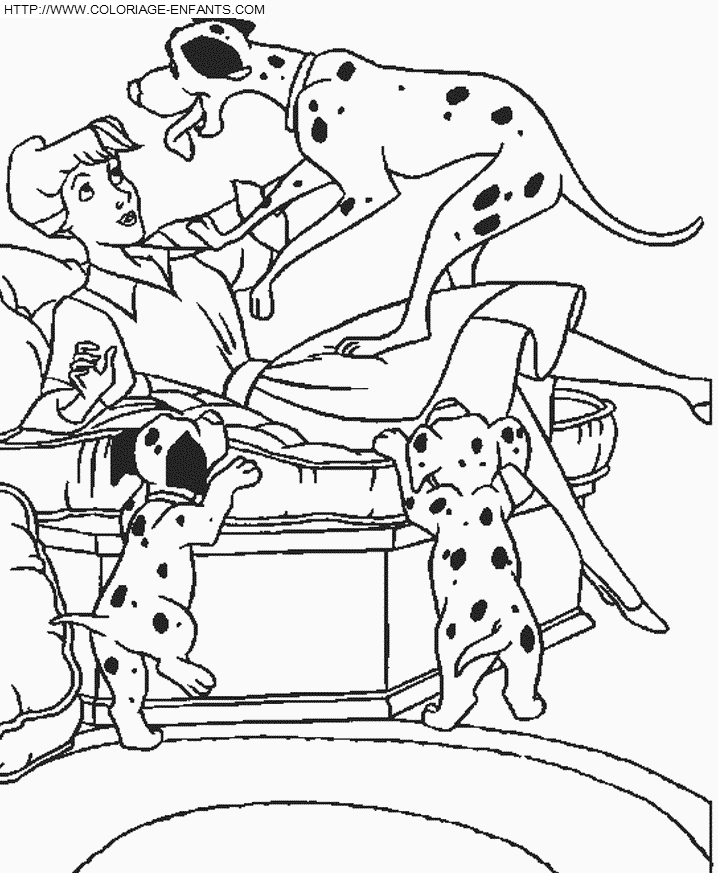 101 Dalmatians coloring