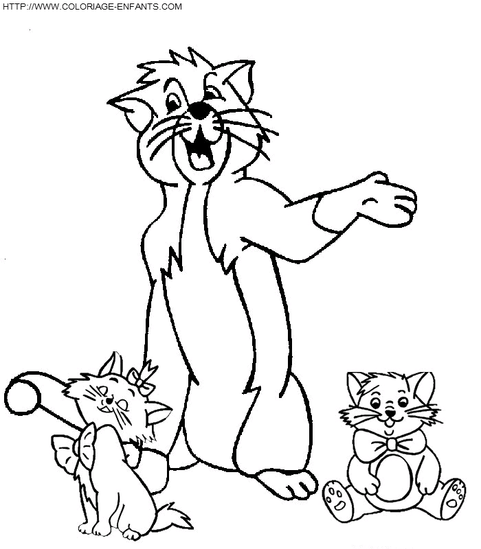 The Aristocats coloring