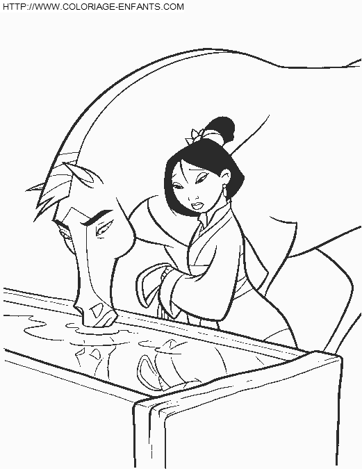 Mulan coloring
