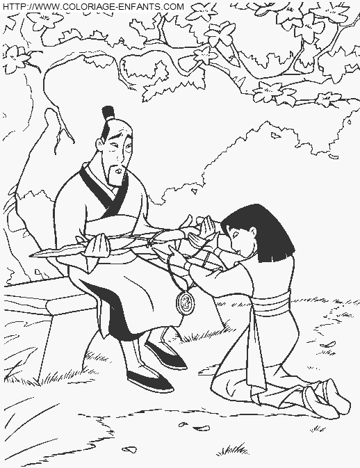 Mulan coloring