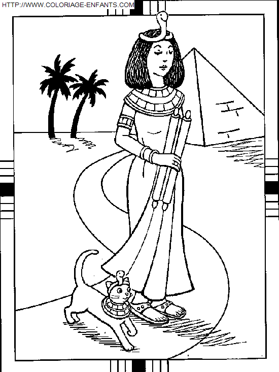 Egypt coloring