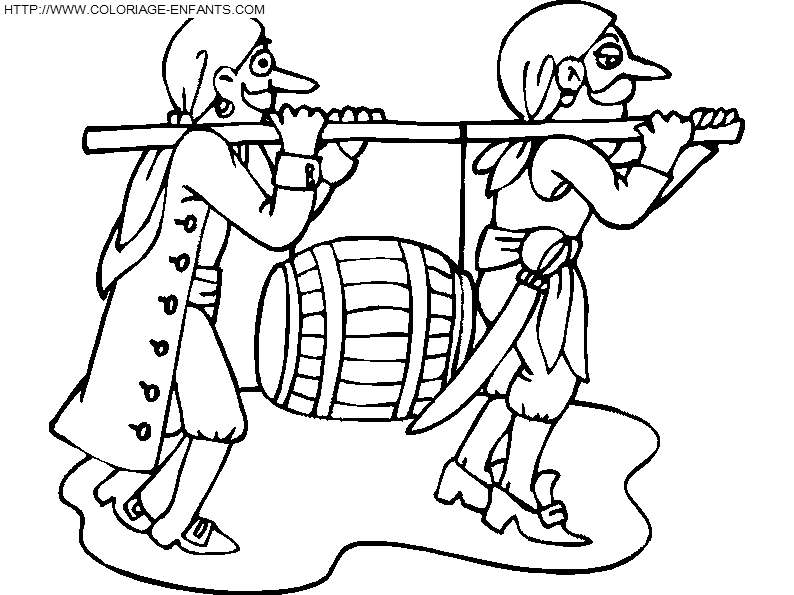 Pirate coloring