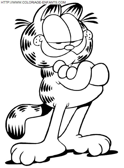 Garfield coloring