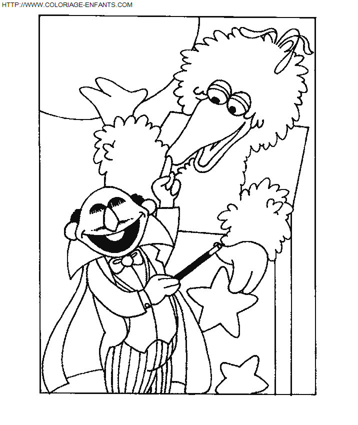 Sesame Street coloring