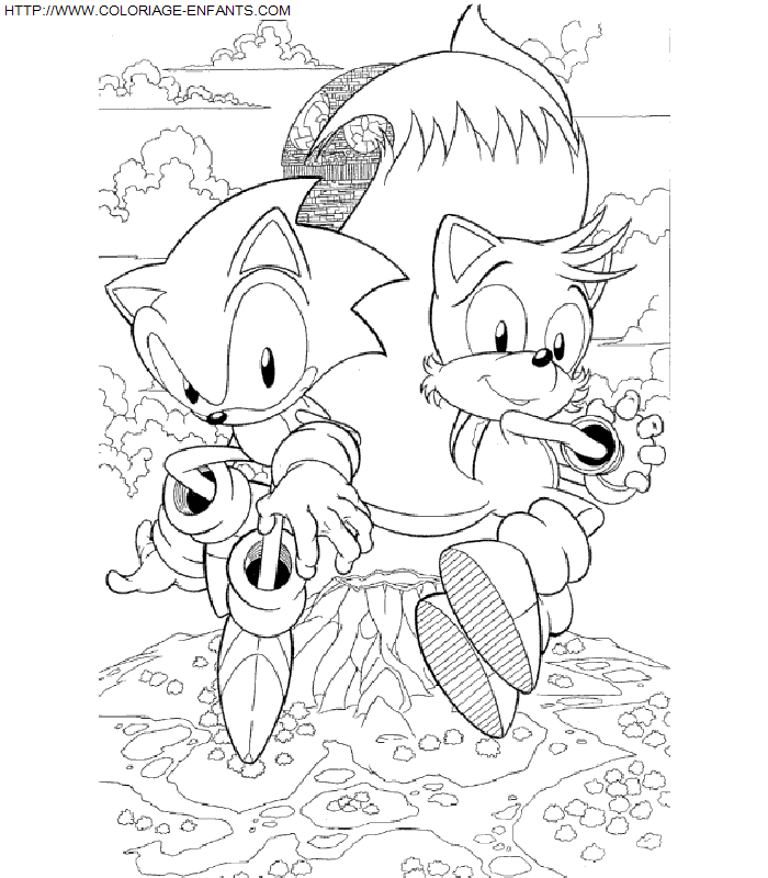 Sonic coloring