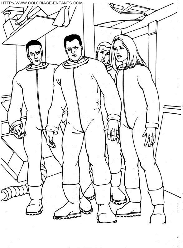 The Fantastic 4 coloring