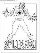 spiderman coloring book pages
