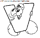 alphabet diddl the mouse coloring
