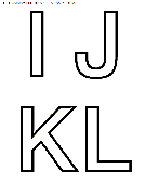 alphabet simple coloring