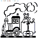 alphabet-train coloring book pages