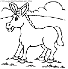 donkeys coloring