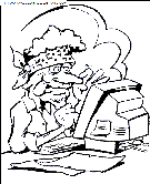computers coloring