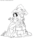 snow white coloring