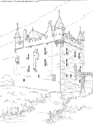 castle coloring