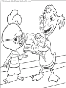 chicken little coloring