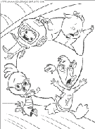 chicken-little coloring book pages