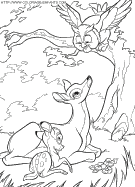 bambi coloring