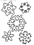 christmas snowflakes coloring