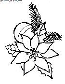 christmas mistletoe coloring
