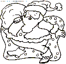 christmas santa claus coloring