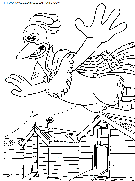 chicken-run coloring book pages