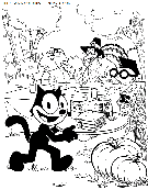 felix-the-cat coloring book pages