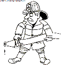 firemen coloring