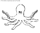 octopus coloring book pages
